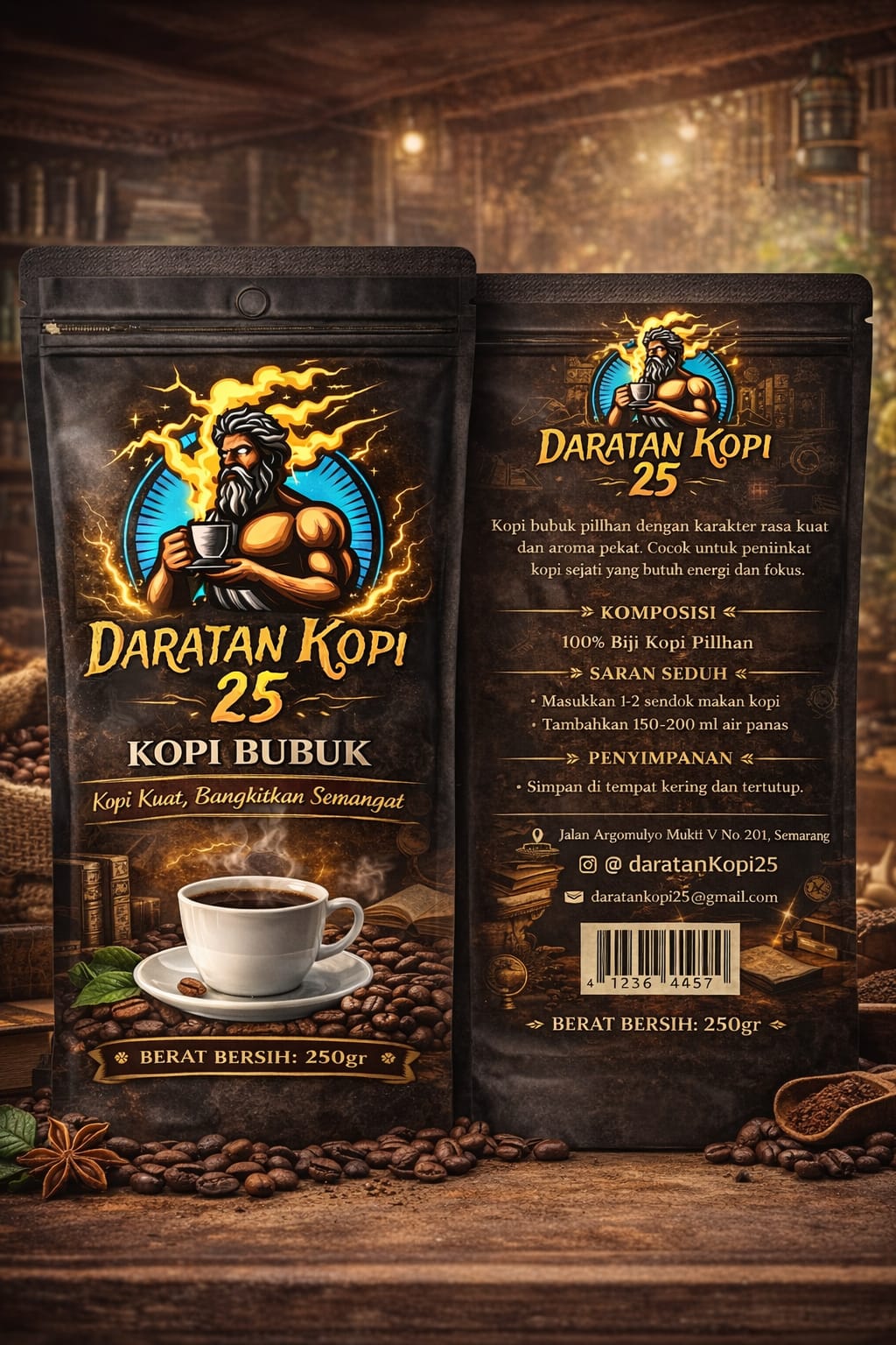 Kopi Bubuk Daratan Kopi 25